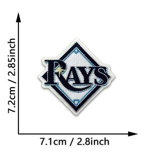 Vintage Tampa Bay Rays MLB Patches DIY Baseball All Teams Embroidered FLORIDA